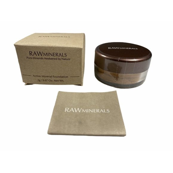 RAW MINERALS FOUNDATION - MEDIUM 3 - 0.07 oz 2 Grams Loose Powder - New … - Picture 4 of 4